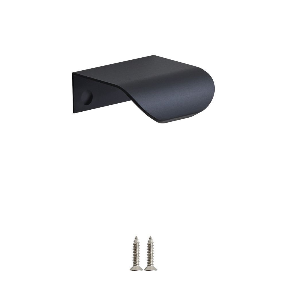 Ручка-профиль мебельная Inspire Oslo 32 мм цвет черный матовый  #1