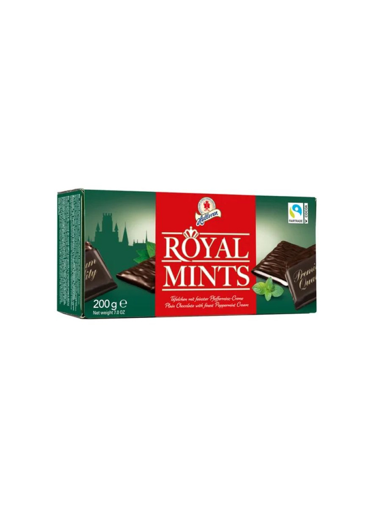 Конфеты Halloren Royal Mints с маслом перечной мяты, 200 г #1