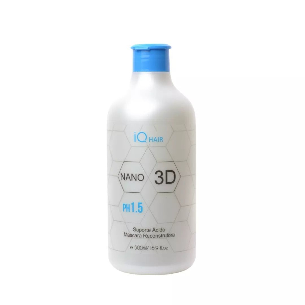 IQ Hair Nano 3D Reconstrutora 1,5 Ph кислая подложка маска для волос 500мл  #1