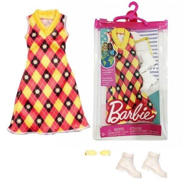 Одежда для кукол Барби, игрушки для девочки Mattel Barbie Complete Looks Assorti GWC27_HJT17  #1