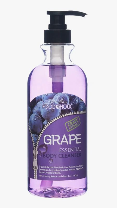 FOODAHOLIC Гель для душа с экстрактом винограда Essential Body Cleanser Grape, 750мл  #1