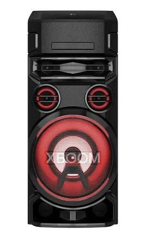 LG Акустическая система Музыкальный центр XBOOM ON7 черный, 500 Вт, черный, красный  #1