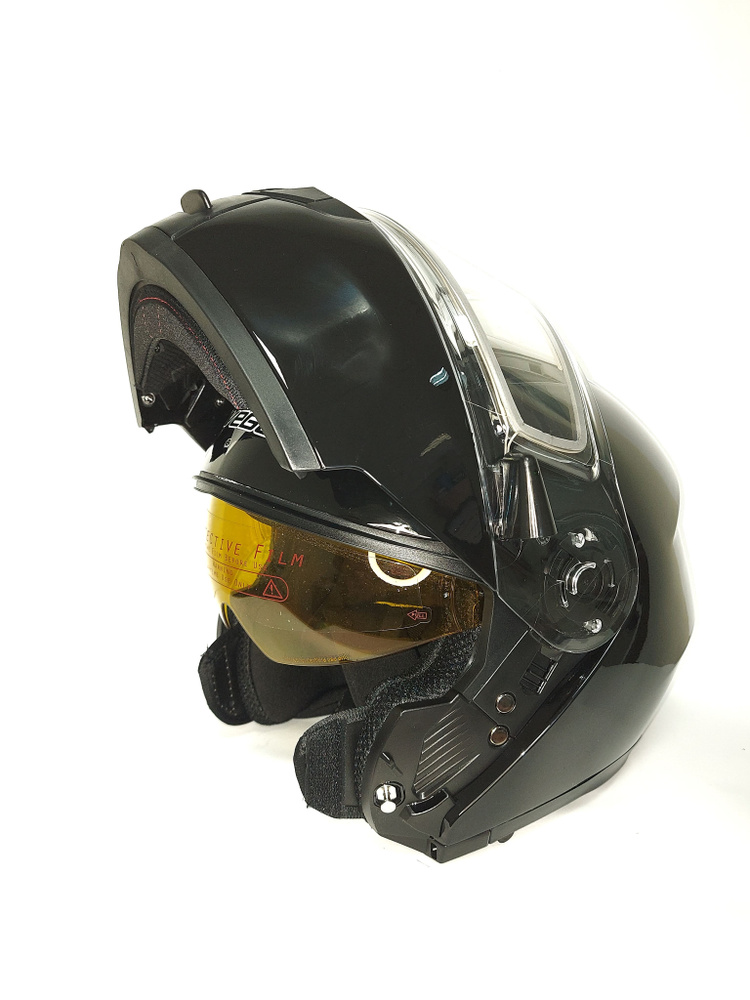 VEGA Шлем для снегохода, цвет: черный, размер: XXL #1