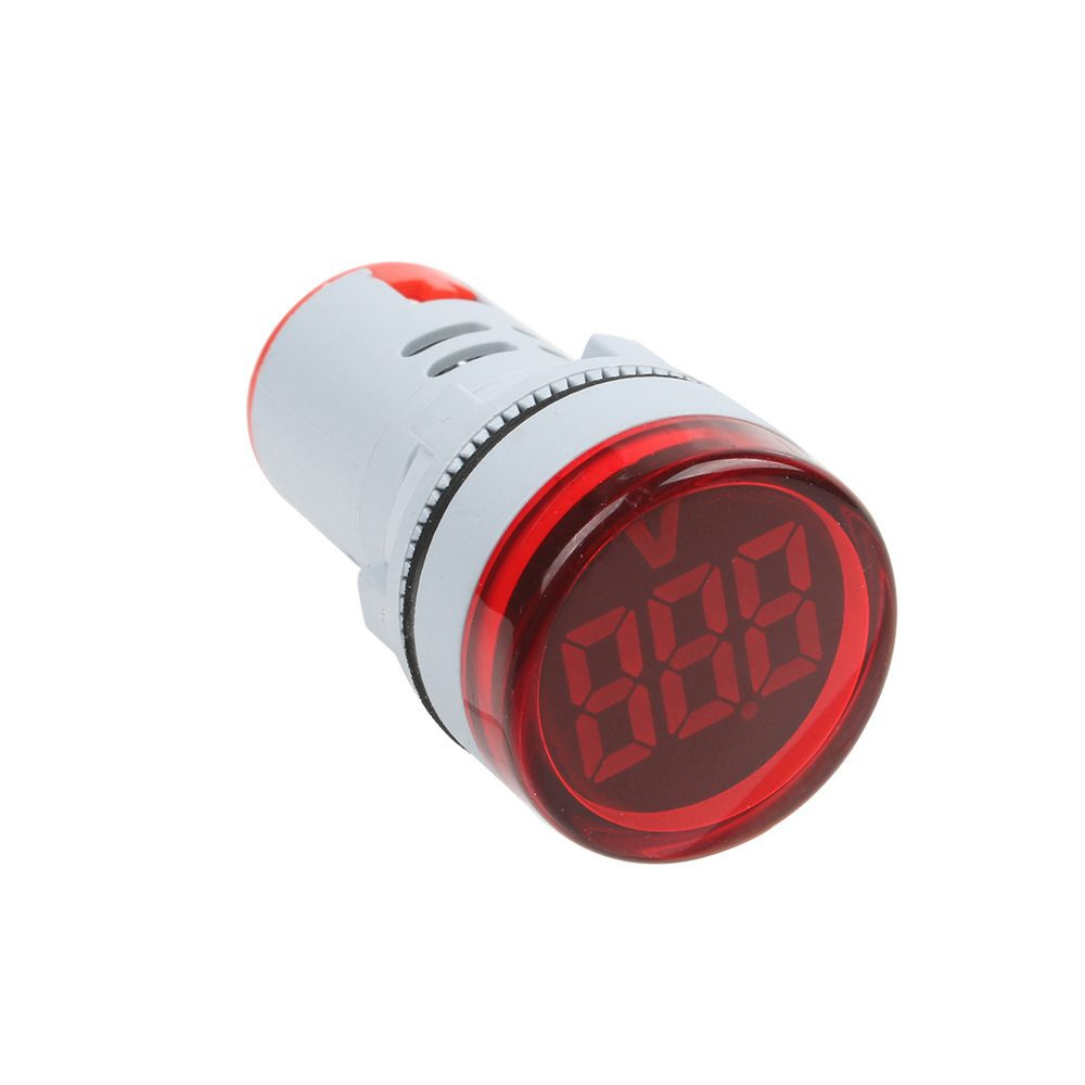 22 мм Красный светодиодный вольтметр Мини - вольтметр, индикатор ...