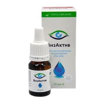 Капли растительные мицеллярные для глаз ВизАктив, Vesta Organic  #1