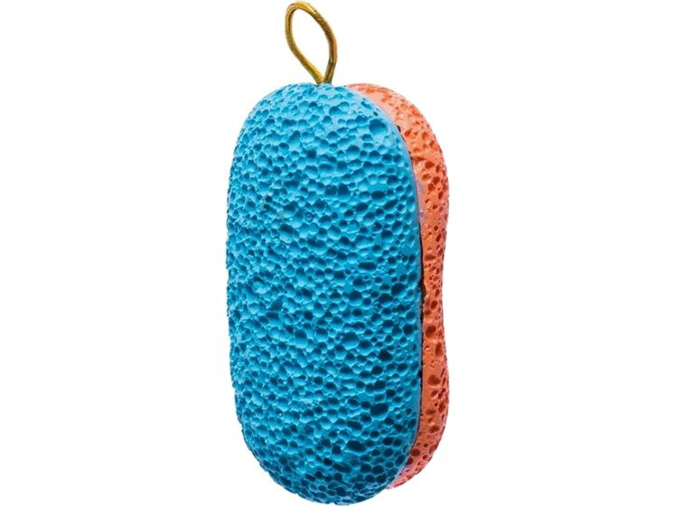 Терка-пемза KAIZER Grater-pumice natural stone, oval with suspension, length 75 mm #1