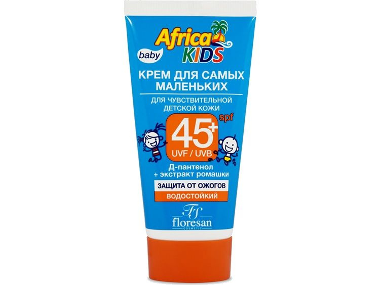 Крем солнцезащитный для самых маленьких spf 45 Floresan Africa kids  #1