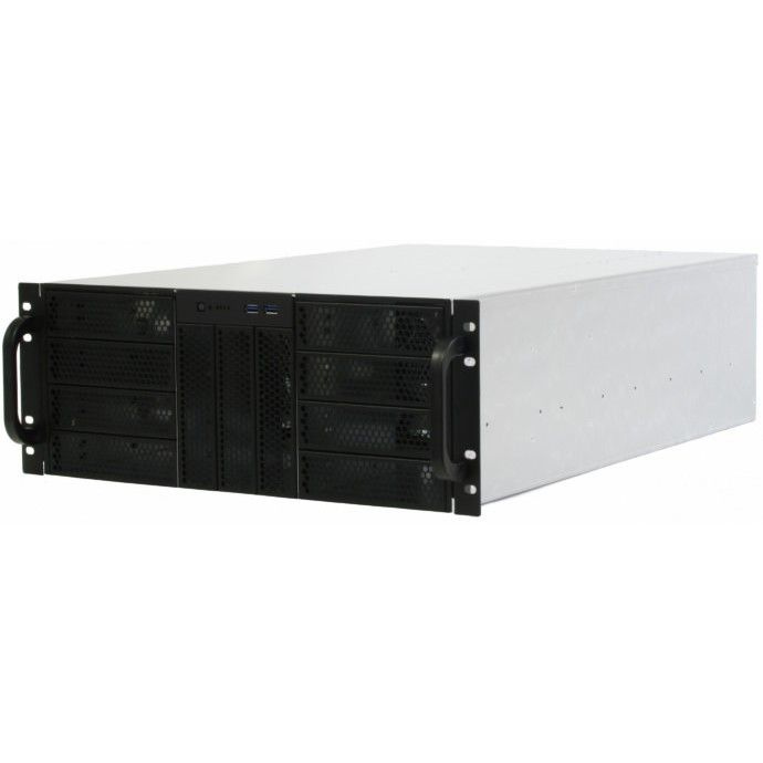 Procase Корпус 4U server case,11x5.25+0HDD,черный,без блока питания,глубина 450мм,MB ATX 12x9,6 RE411-D11H0-A-45 #1