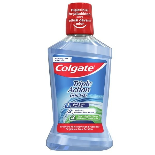 Ополаскиватель для полости рта Colgate PLAX, тройное действие, 500 мл  #1