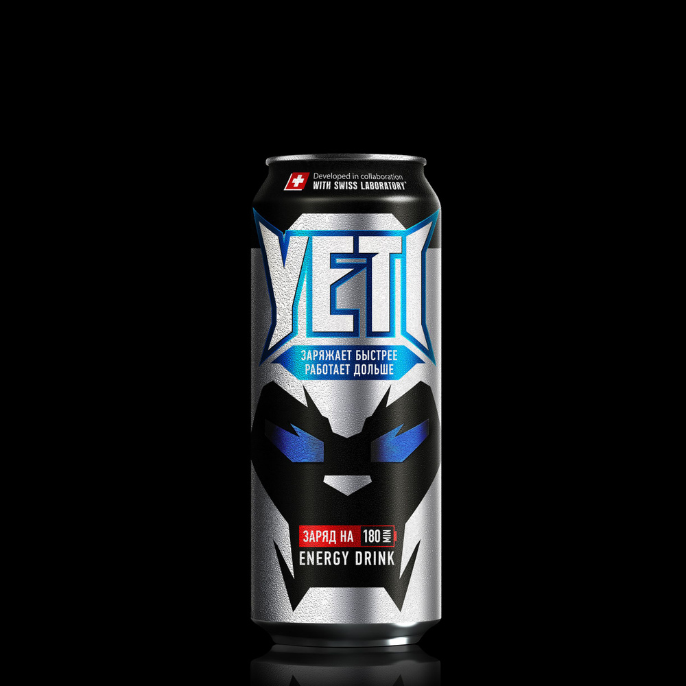 Энергетический напиток YETI ENERGY DRINK 450 мл 6 банок - купить с ...