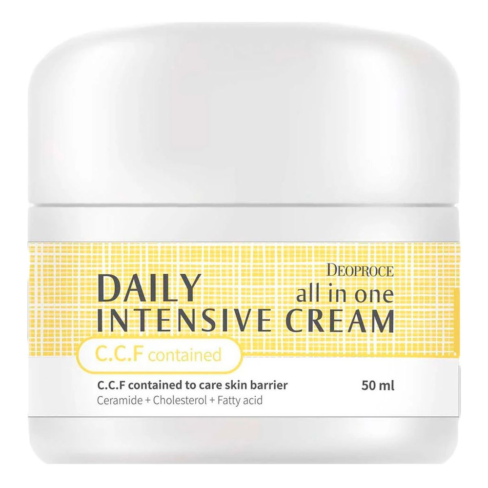 Deoproce Daily Intensive Cream All In One интенсивный увлажняющий крем для лица и тела с керамидами (50мл.) #1