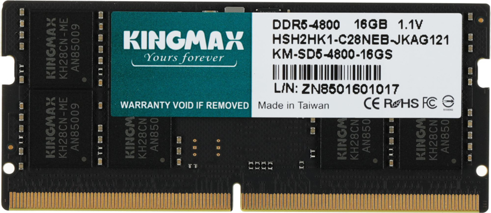KINGMAX Оперативная память KM-SD5-4800-16GS 1x16 ГБ (KM-SD5-4800-16GS) #1