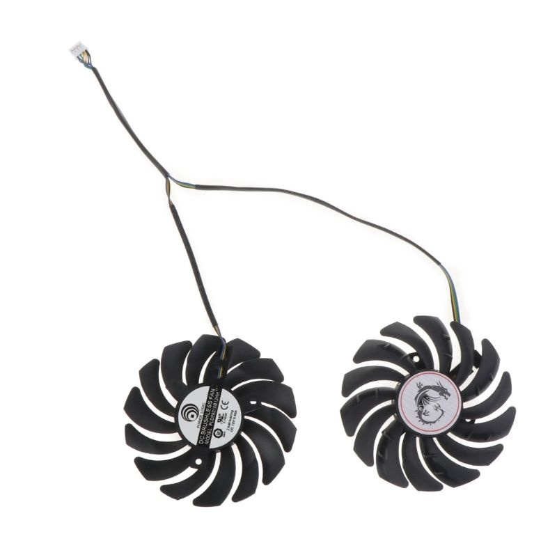 Пара вентиляторов для видеокарты MSI RTX2060 GAMING Z/X Magic Dragon ...
