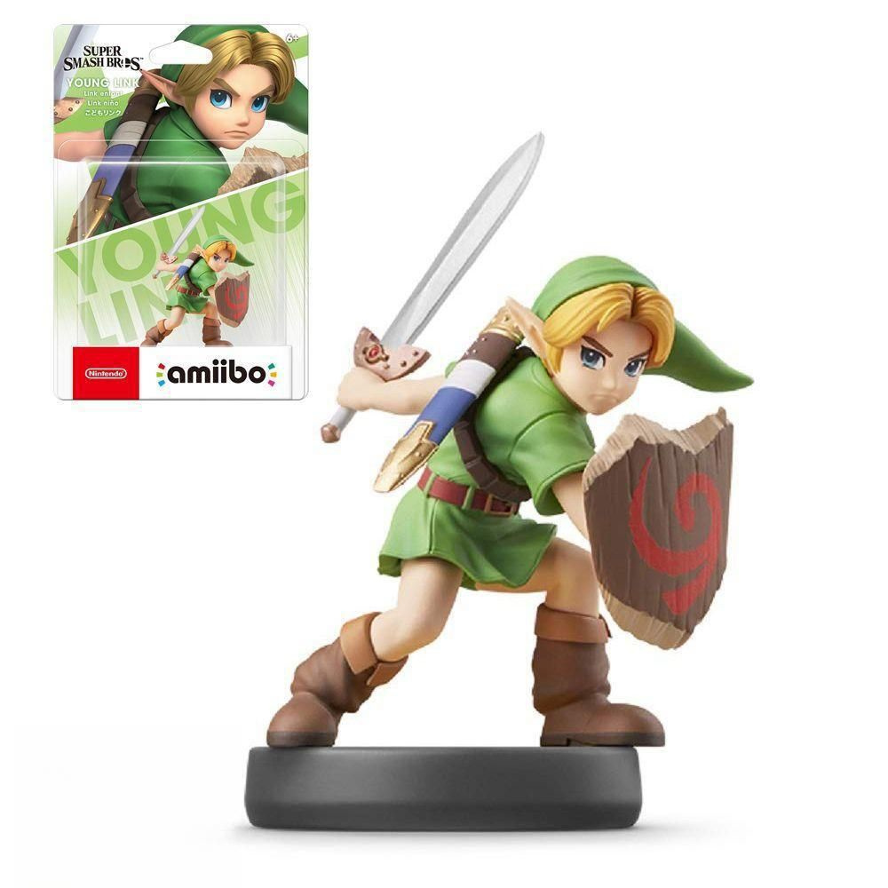 Фигурка Amiibo Young Link Сериал Супер Смэш Брос 01 #1