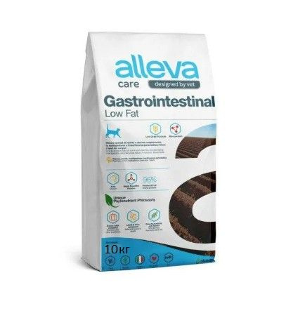 Сухой корм Alleva Care Cat Gastrointestinal Low Fat диетический, для кошек всех возрастов при заболевании #1