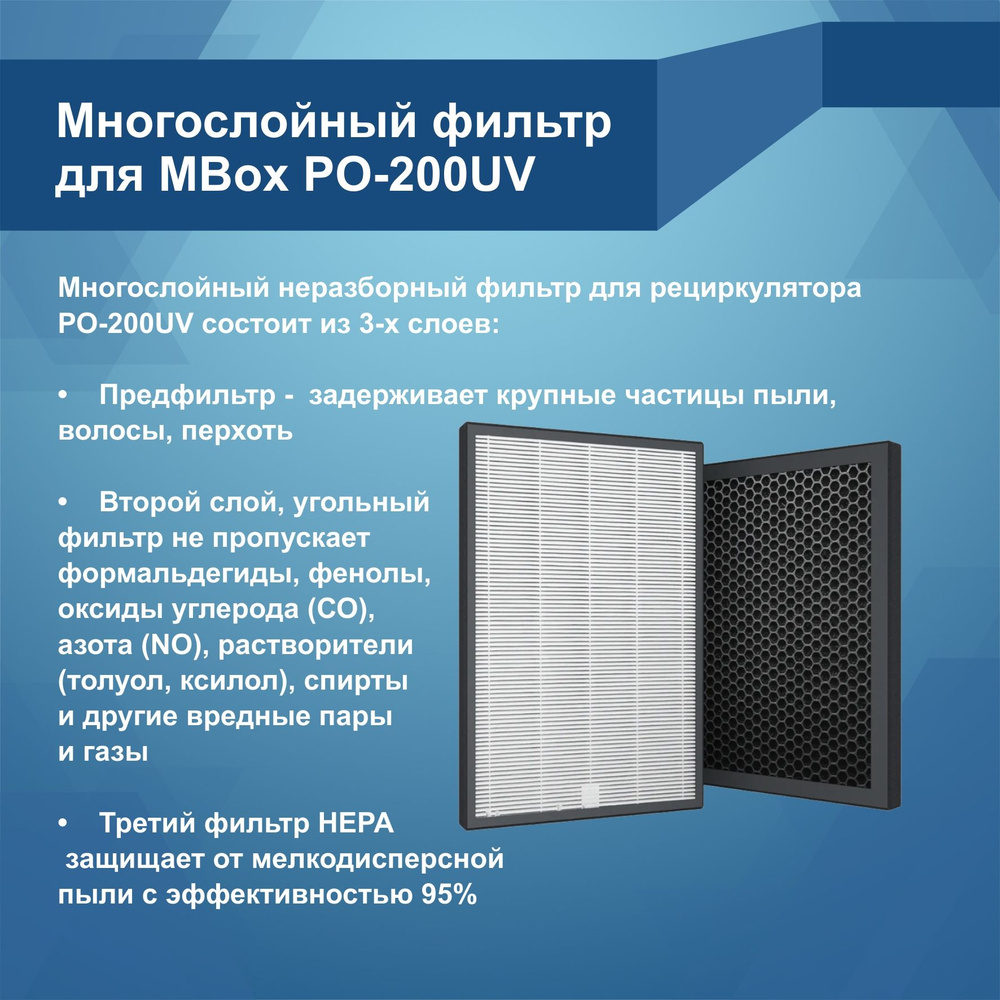 Многослойный фильтр для MBox PO-200UV #1