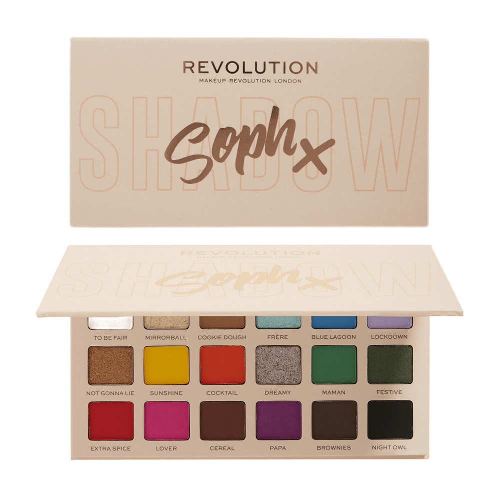 Палетка теней Revolution Makeup Soph X Super: Spice #1