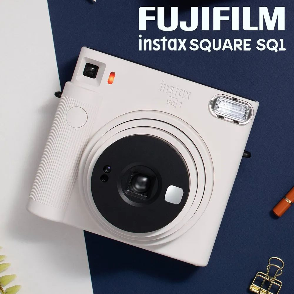 Фотоаппарат моментальной печати Fujifilm Instax SQUARE SQ1, белый #1