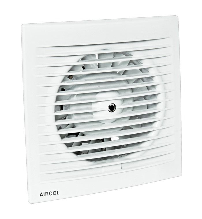 Вентилятор вытяжной осевой AIRCOL/ИБМ 200 для вытяжки в ванную комнату кухню туалет бытовой 220в  #1