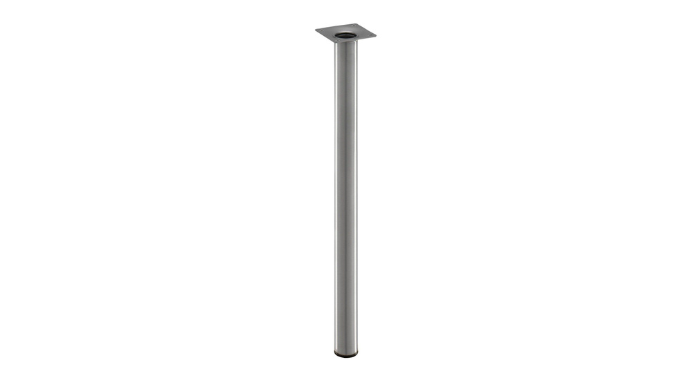 Опора ножка для стола POP 800*d30мм серебро #1