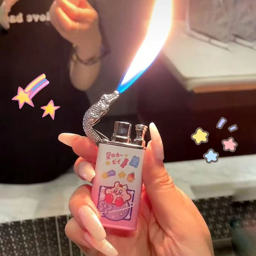 Двойная ветрозащитная зажигалка для девочек kt cat, надувная ...