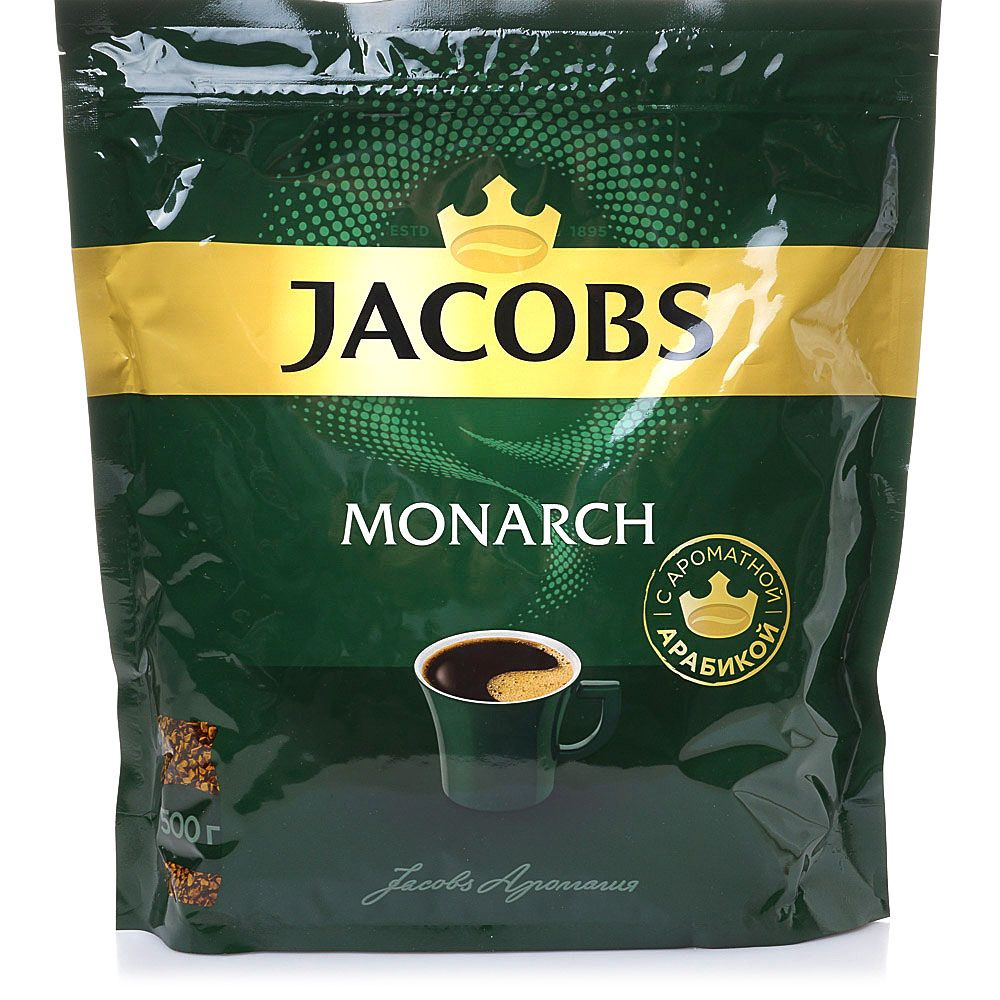 Кофе растворимый Jacobs Monarch 500г - купить с доставкой по выгодным ...