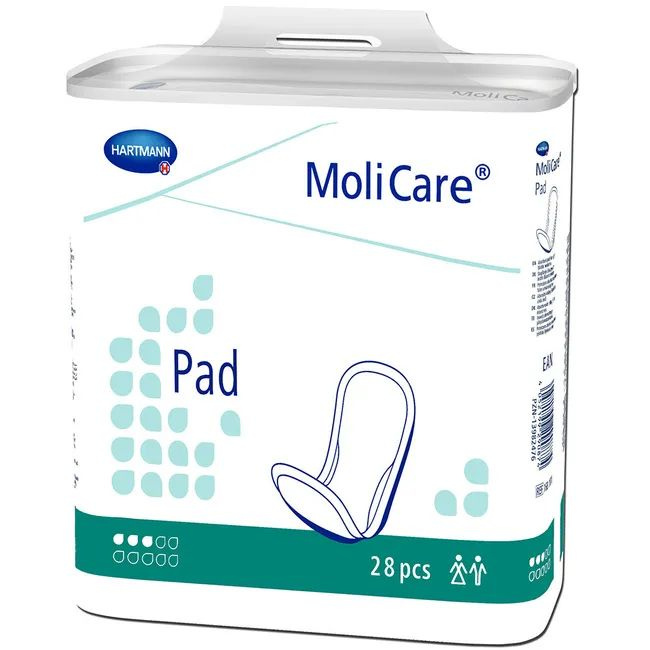 Прокладки урологические Hartmann MoliCare Pad 3 drops/МолиКар Пад 3 капли, (MoliMed Midi/МолиМед Миди), #1