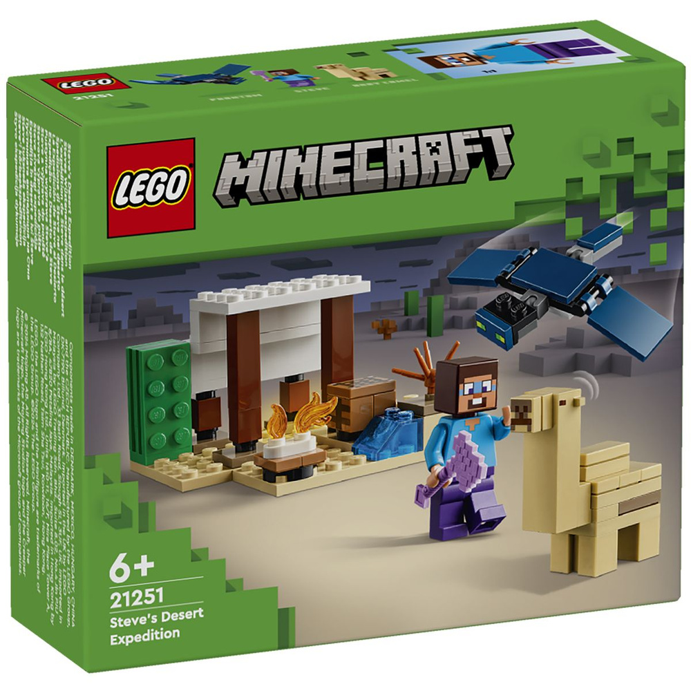 Конструктор LEGO Minecraft 21251 Экспедиция Стива в пустыню #1