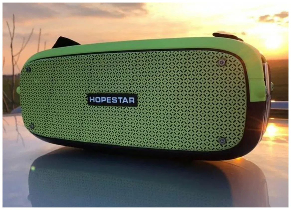 Портативная беспроводная Bluetooth колонка HOPESTAR A20 Pro/портативная акустика /блютуз колонка(зеленая) #1