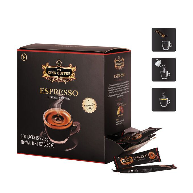 Кофе KING COFFEE Экспрессо 100шт*2,5г Вьетнам #1
