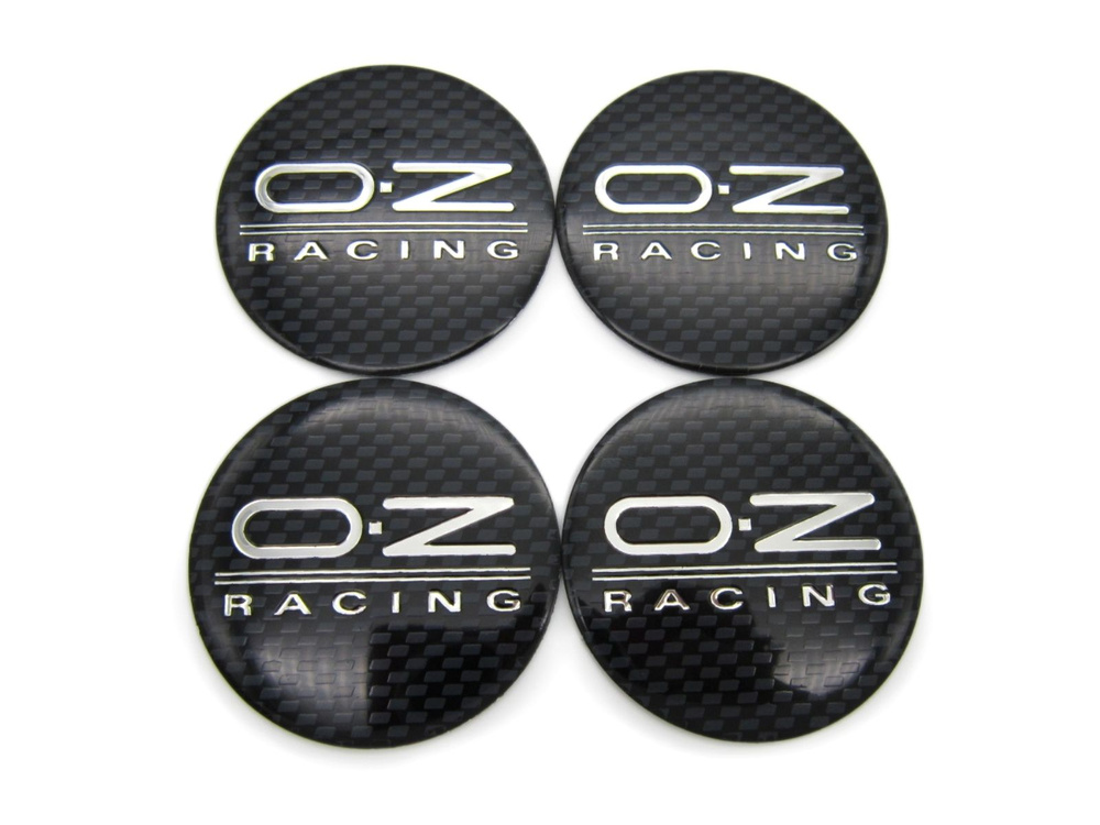 Наклейки на колесные диски OZ Racing carbon/chrome D-45 mm #1