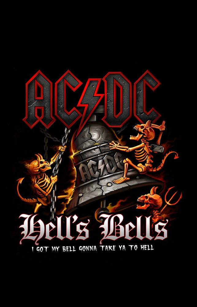 Плакат постер флаг AC/DC #1