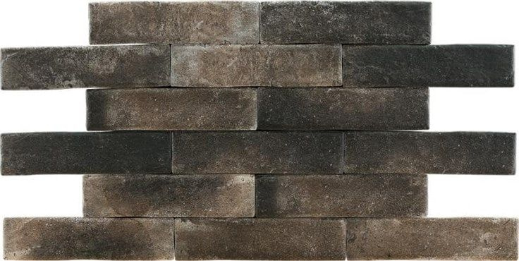 Керамогранит Pamesa, Brickwall черный, 7x28см, 30шт. (0,59 м2) #1