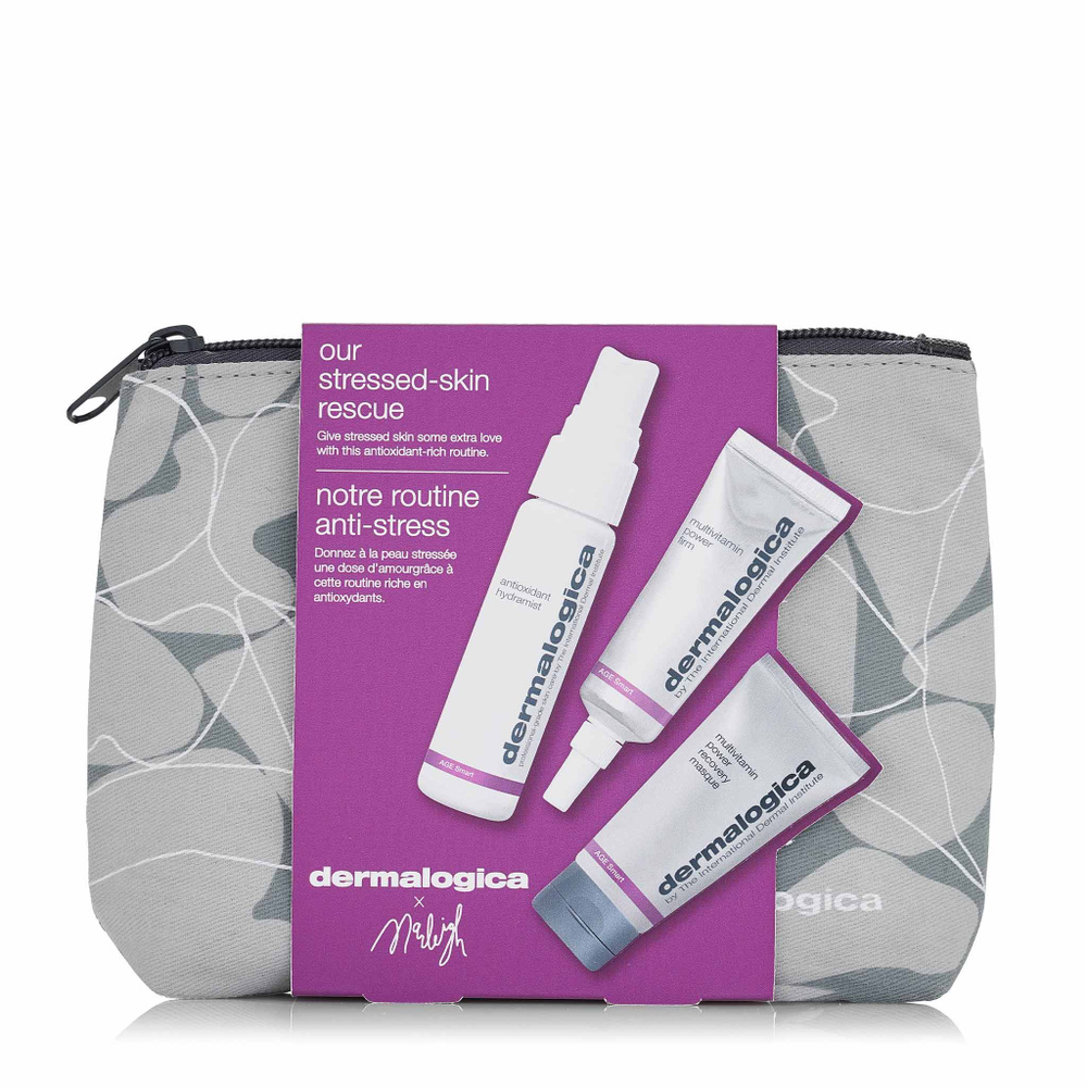 Dermalogica Дорожная косметичка "Антистресс для кожи" Our Stressed-Skin Rescue, набор  #1