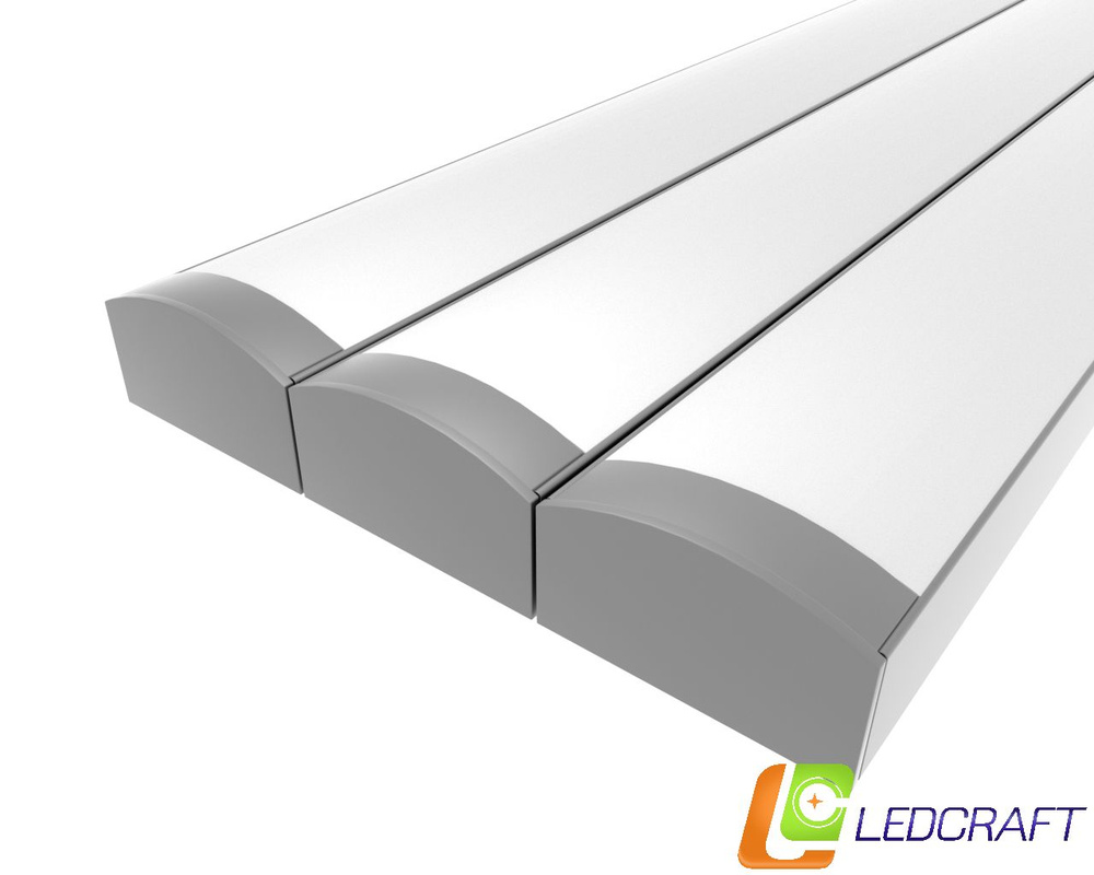 Ledcraft LC-LP0716M16-1x3Silver комплект из 3 шт серебро (1м профиль1м рассеиватель2 заглушки)  #1