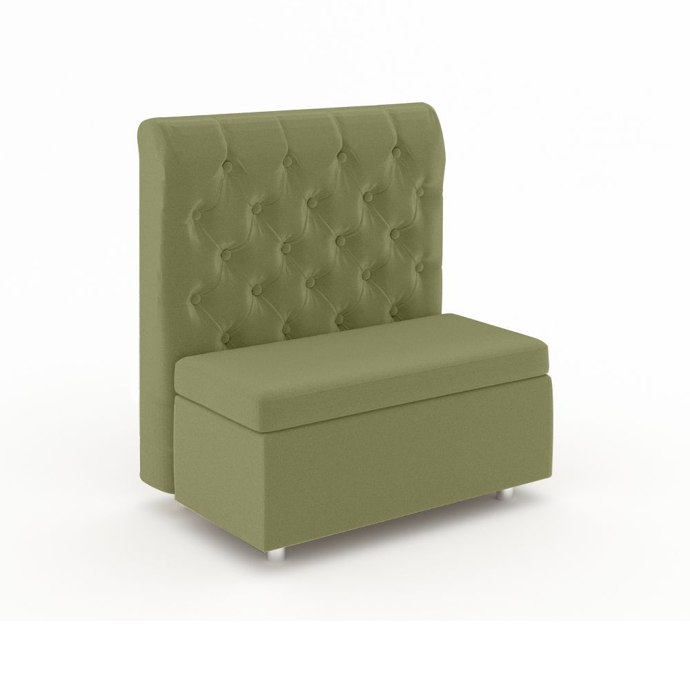 Прямой диван Версаль ФОКУС- мебельная фабрика 100х67х106 см оливковый  #1