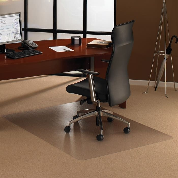 Floortex fc3215232ev. Защитный коврик. Коврик под кресло. Коврик под компьютерное кресло.