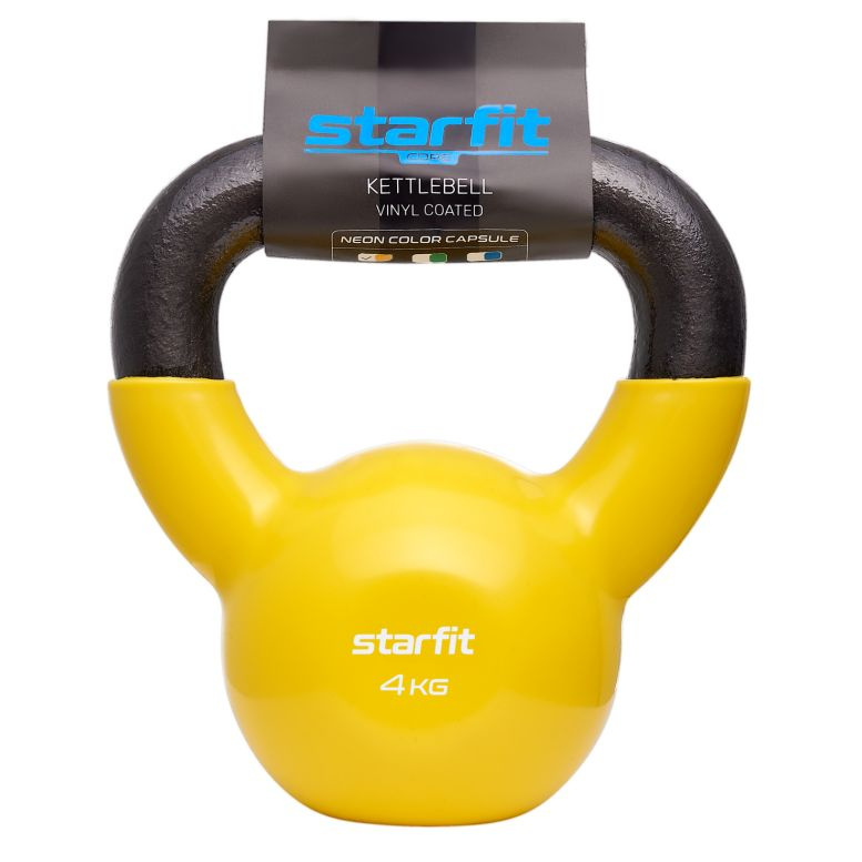 Гиря виниловая 4 кг Starfit.