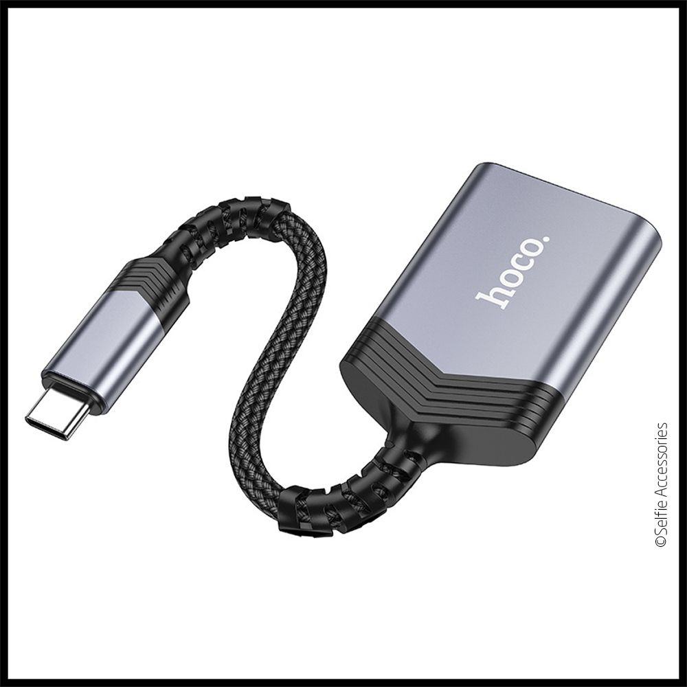 Оплетка кабеля USB Type-C очень гибкая и устойчива к натяжению. Корпус адаптера выполнен из алюминиевого сплава и устойчив к поломкам.