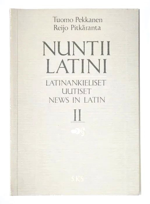 Книга Pekkanen Tuomo, Pitkaranta Reijo. Nuntii Latini Latinankieliset uutiset News in Latin II. Nuntii Latini Латинские новости Новости на латыни. Букинистика. Журнал. 1993 г. YQ. Автограф автора | Пекканен Перти, Pekkanen Sarah. Журнал