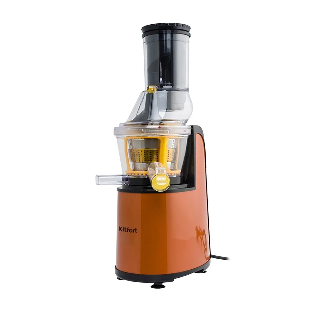 Соковыжималка Kitfort KT-1102-1, Orange шнековая