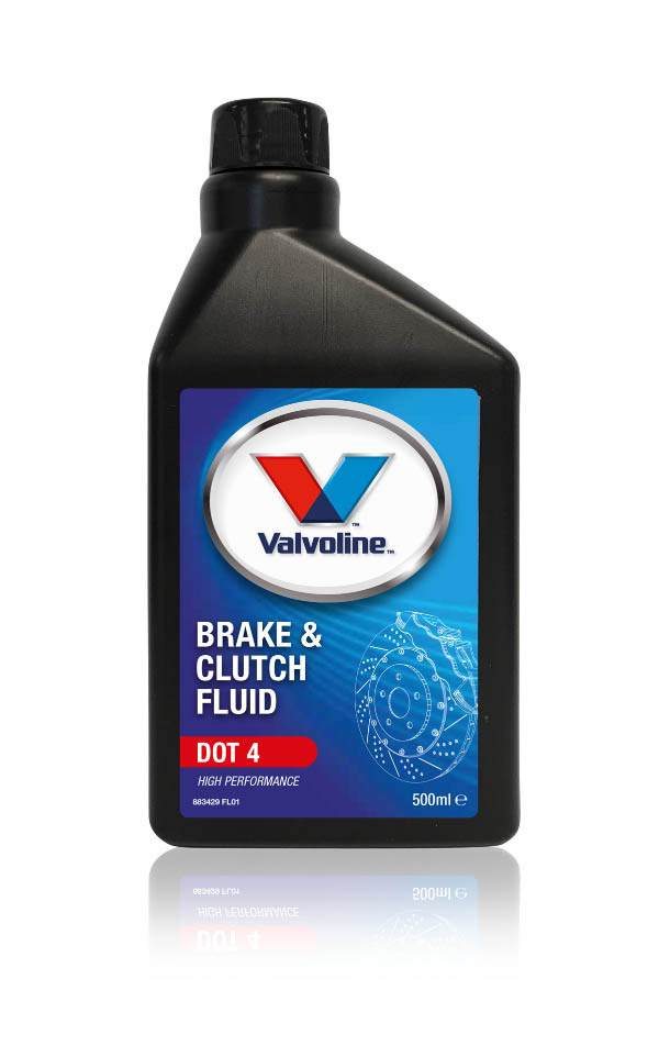 Тормозная жидкость Valvoline Brake & Clutch Fluid DOT 4 синтетическая, 0,5л  #1