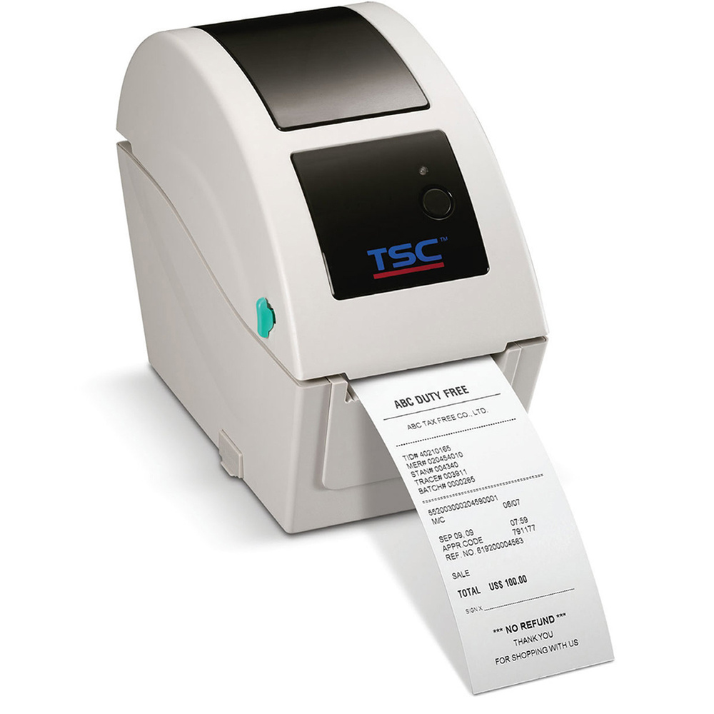 TSC Принтер для наклеек/этикеток термо TDP 225, светло-серый  #1