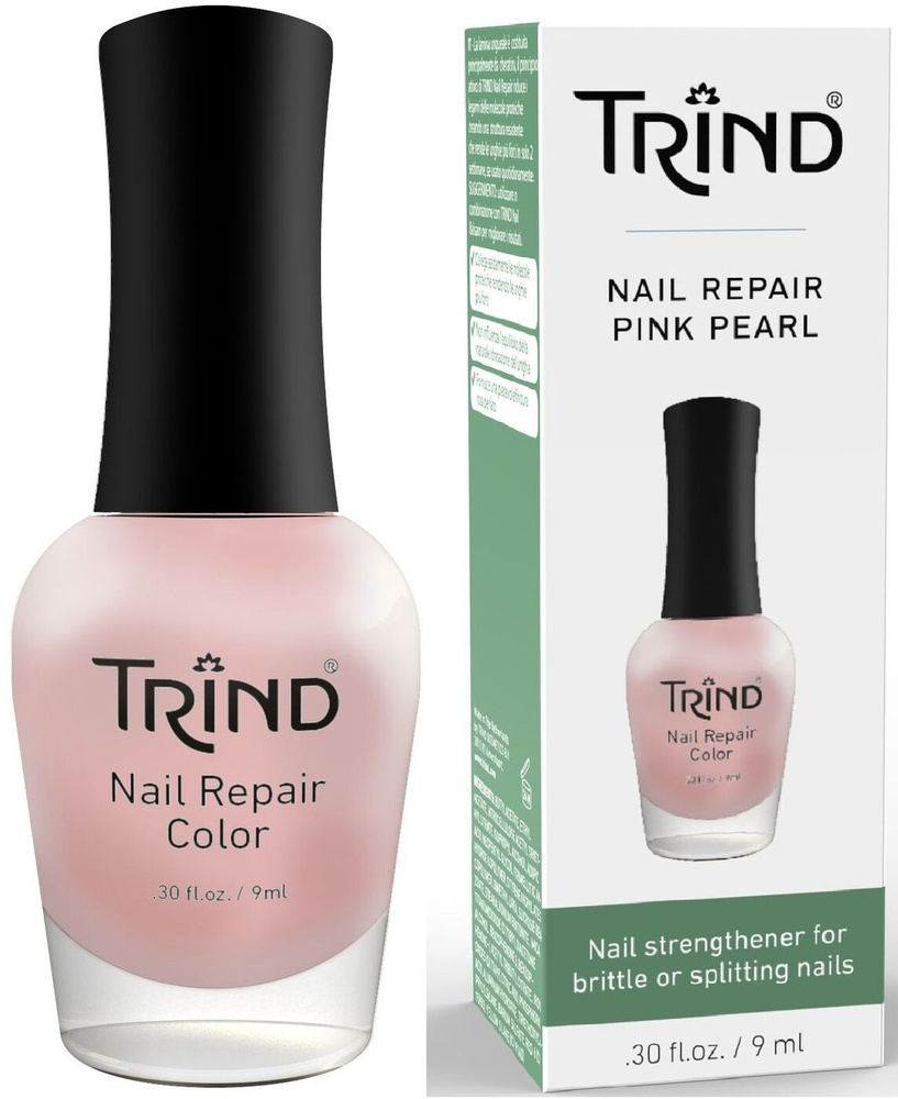 Trind Nail Repair Pink Pearl Укрепитель для ногтей розовый перламутр  #1