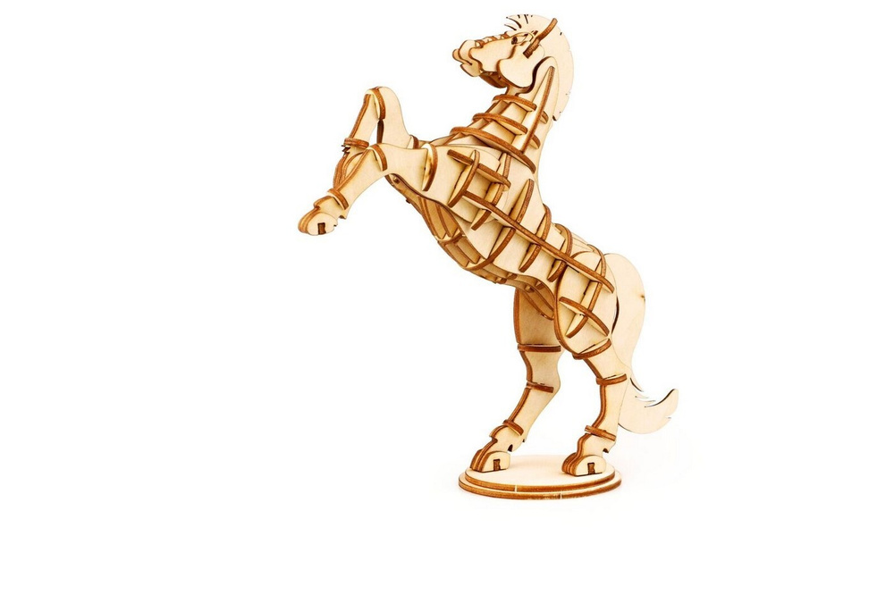 Деревянный конструктор Robotime Домашние животные - Лошадь TG231  #1