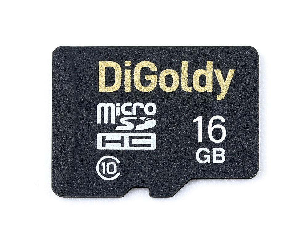 Карта памяти MicroSD 16GB DiGoldy Class 10 без адаптера / DG0016GCSDHC10-W /A-AD  #1