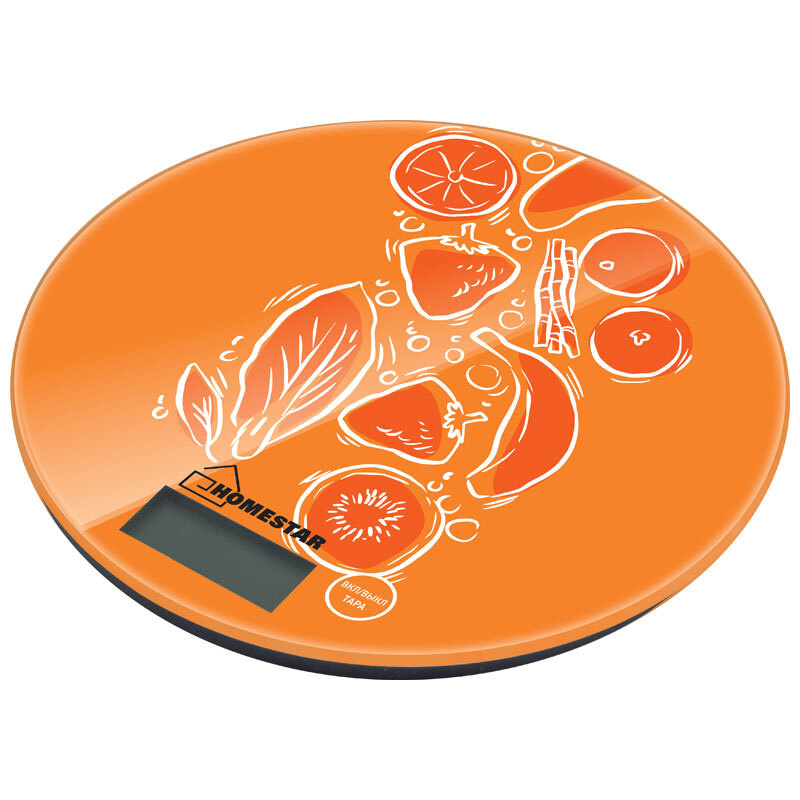 HomeStar Электронные кухонные весы HS-3007S_7, оранжевый #1