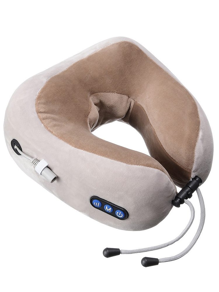 Массажёр подушка для шеи 2в1 U-Shaped Massage Pillow #1