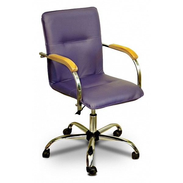 Креслов Игровое компьютерное кресло, Экокожа, фиолетовая  #1