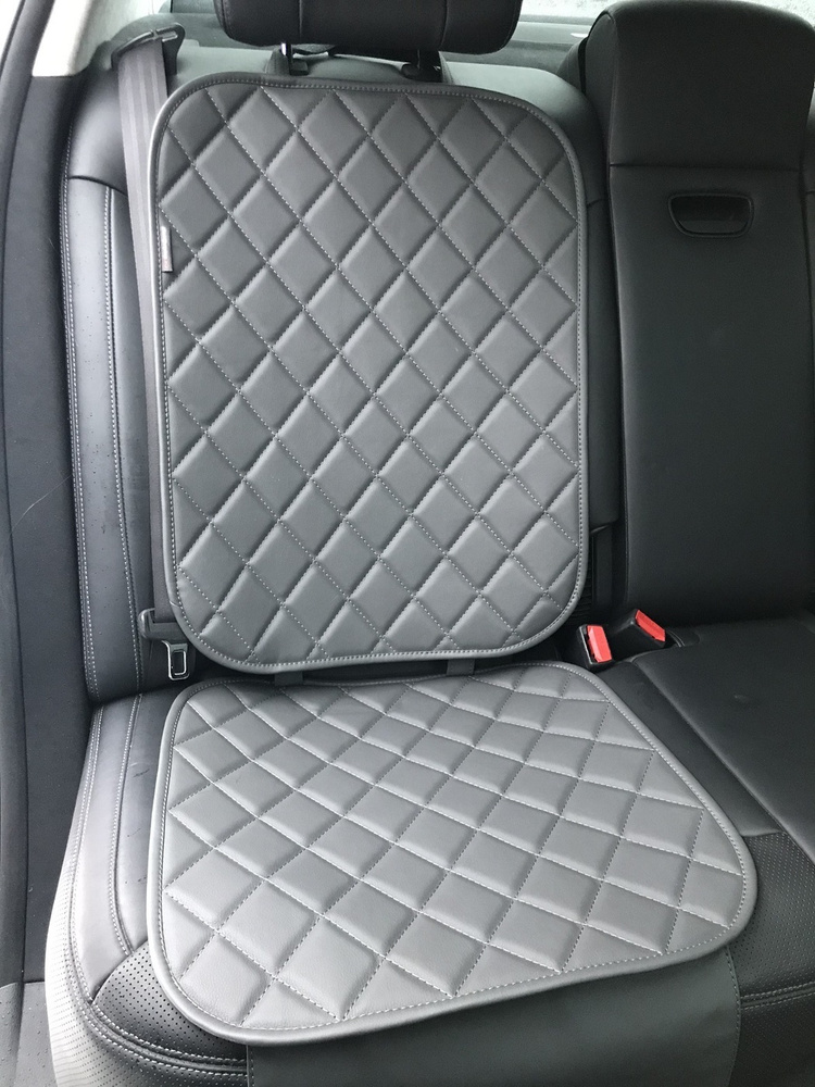 Накидка на сиденье автомобиля защитная, накидка под детское автокресло Carstoris(Цвет: темно-серый)  #1